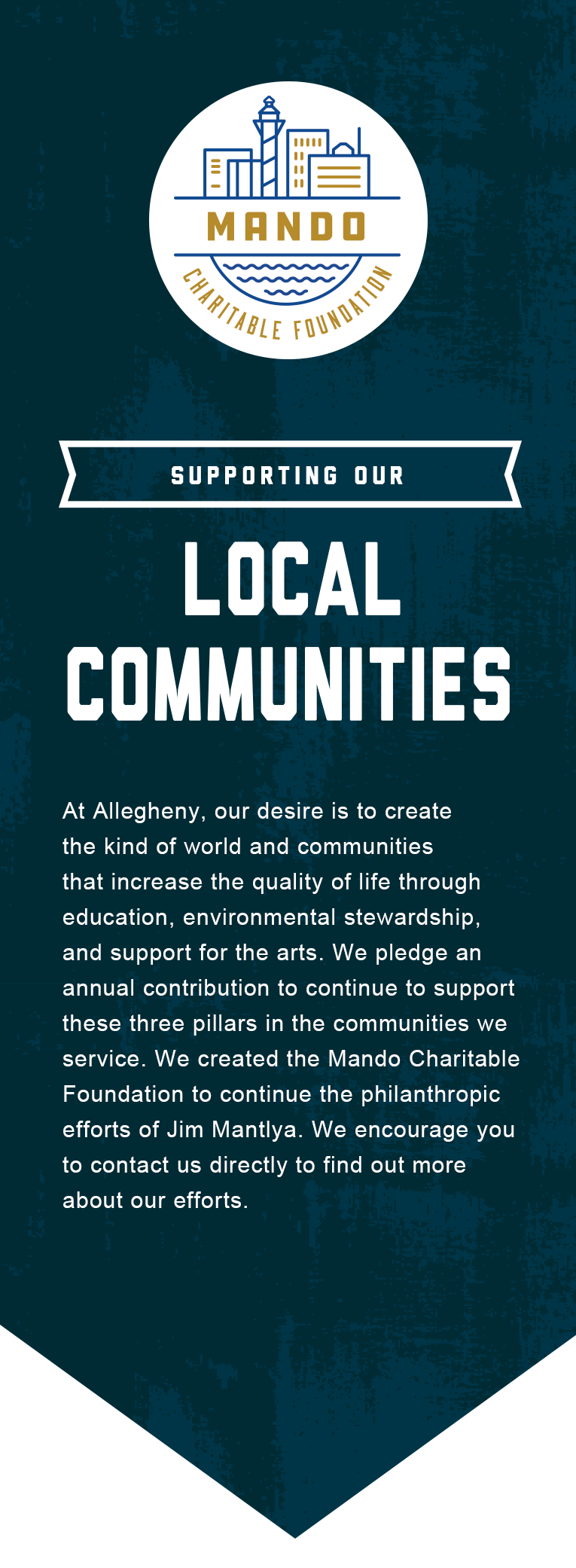 Allegheny Beverage Co supports the MANDO Charitable Foundation